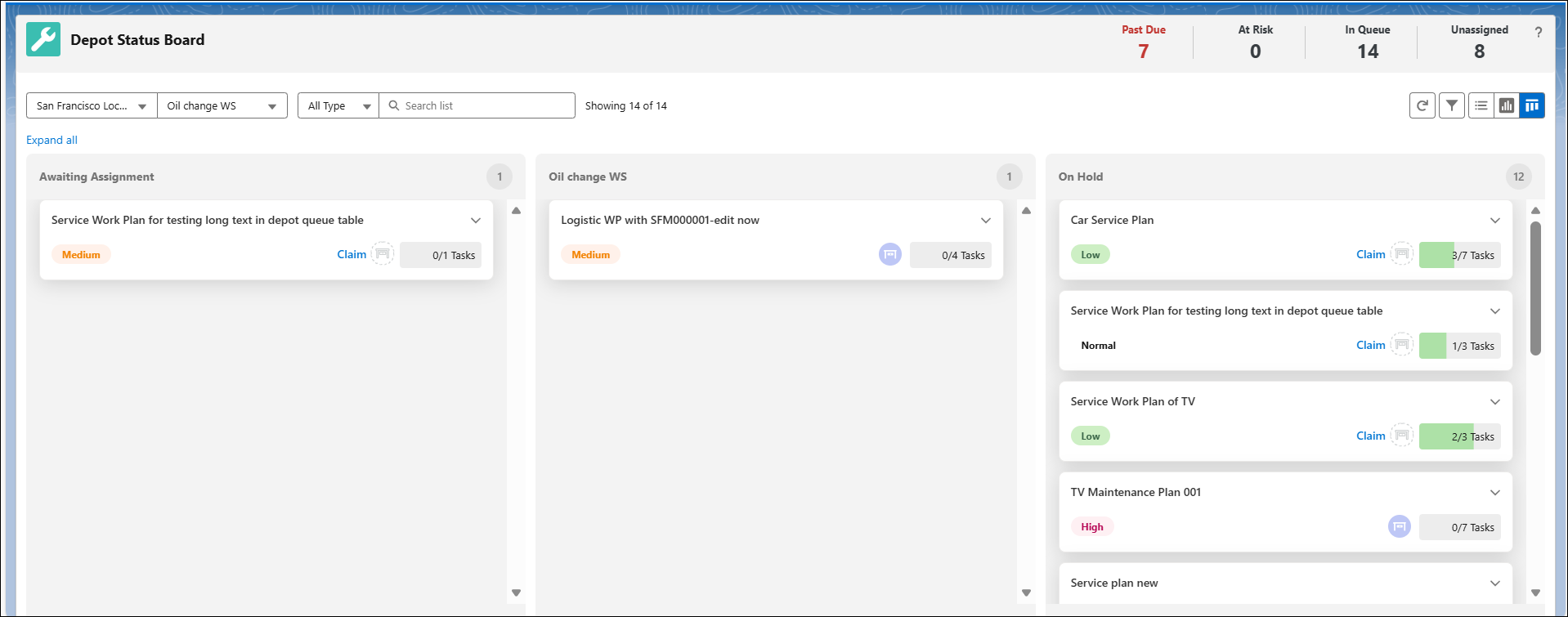 Assigning Workstation Kanban Mode Layout