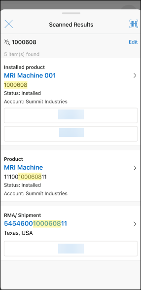 Scanned Result Full Modal