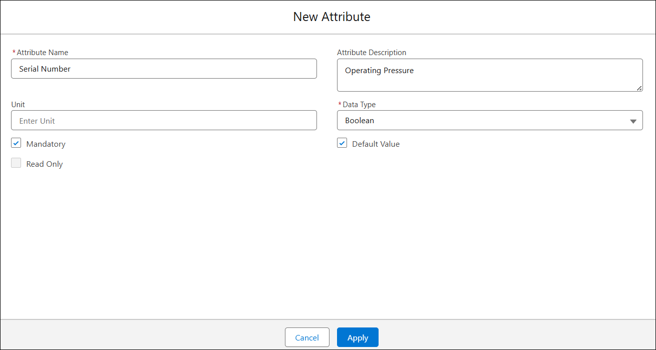 Boolean Attribute