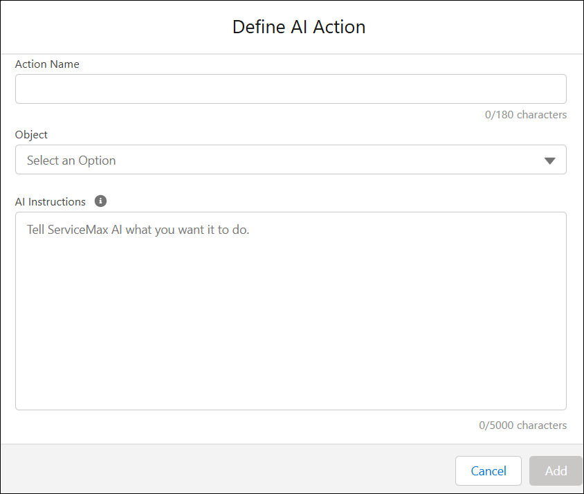 Define AI Action