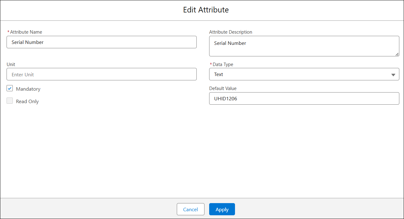 Edit Attribute