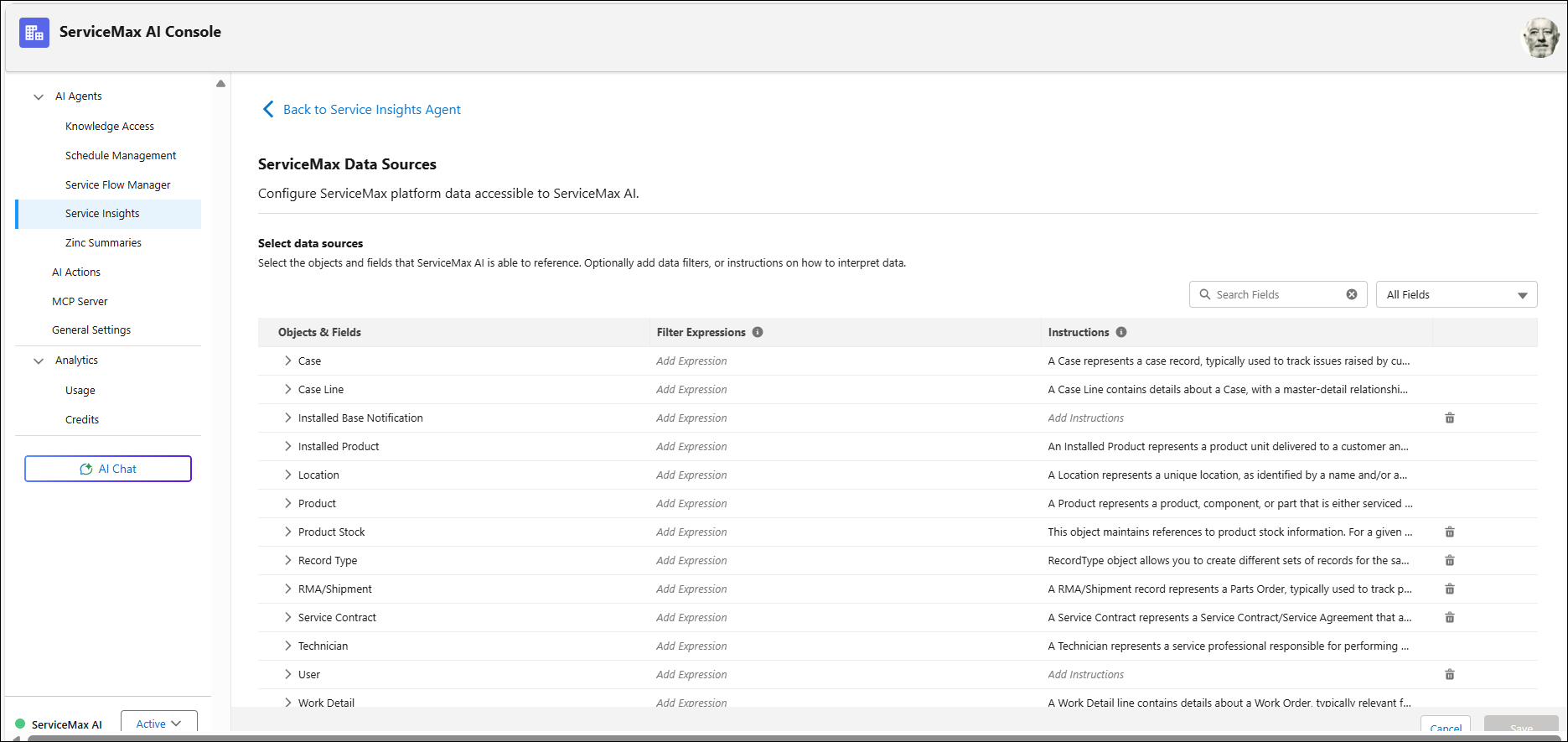 Managing Data Sources