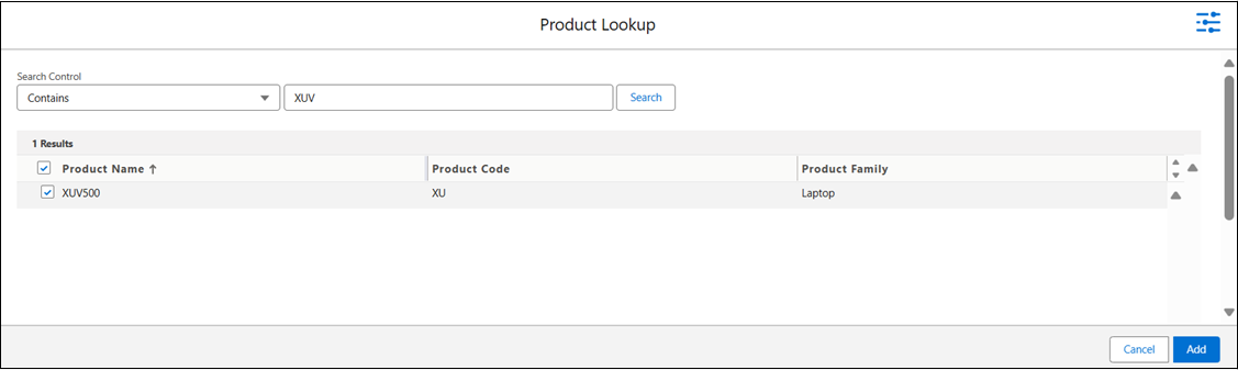 Product Lookup