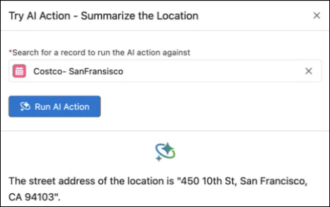 Try AI Action for Location