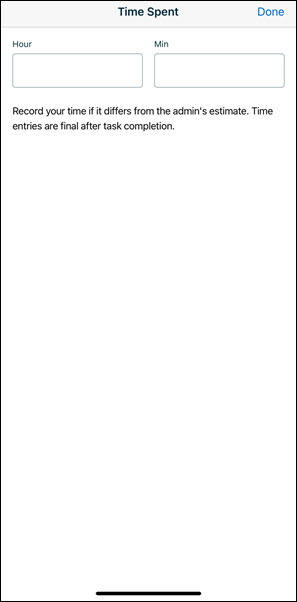 Actual Task Duration in Go for Android