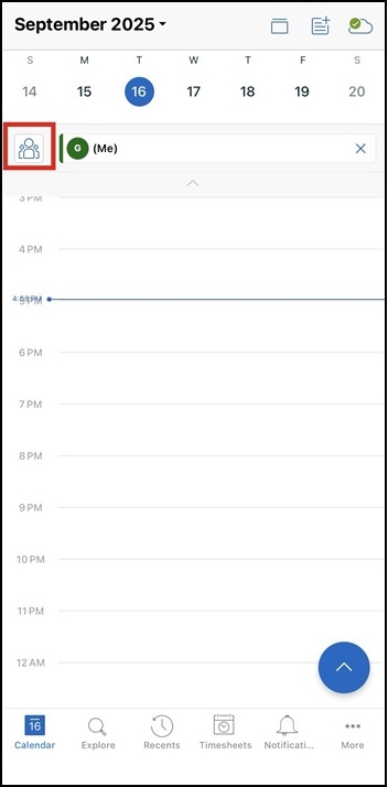 Team Calendar with Only My Events