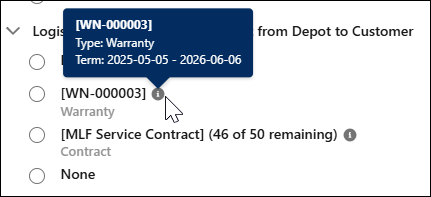 Warranty Plan Details